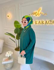 zümrüt ipek makas tunik