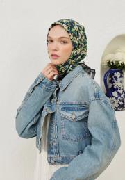 siyah serena pamuk vual eşarp