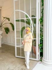 ekru nakış yaka mk sweatshırt 2