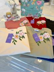 mercan nakış yaka mk sweatshırt