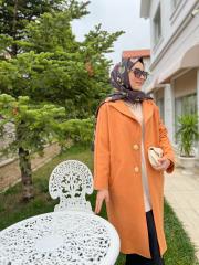 tatlı badem diana yün keçe kaban 2