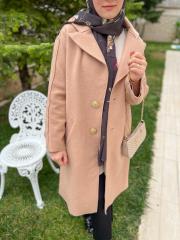 vizon diana yün keçe kaban 2