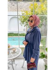 lacivert 21106 fularlı takım 2