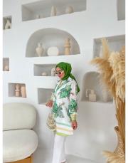 yeşil cell desenli gömlek 3