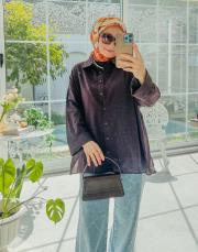 kahve 1357 shine gömlek