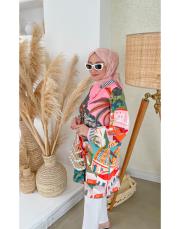 pembe santorini gömlek