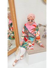 pembe santorini gömlek 4