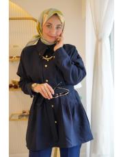 lacivert cupra gömlek