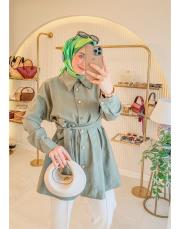 yeşil cupra gömlek 2