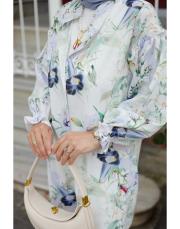 lila begonvil desen gömlek 3