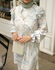 soft pembe melis desenli gömlek 3