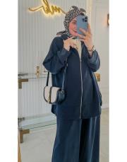 antrasit kanguru cepli oysho takım