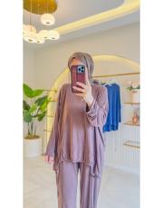 kahve 22758 ip detaylı modal takım 2