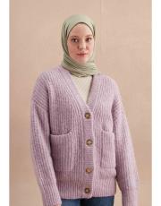 uçuk yeşil penye şal